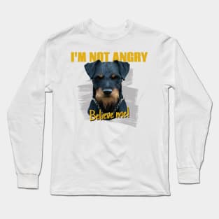 Dog Angry Meme Long Sleeve T-Shirt